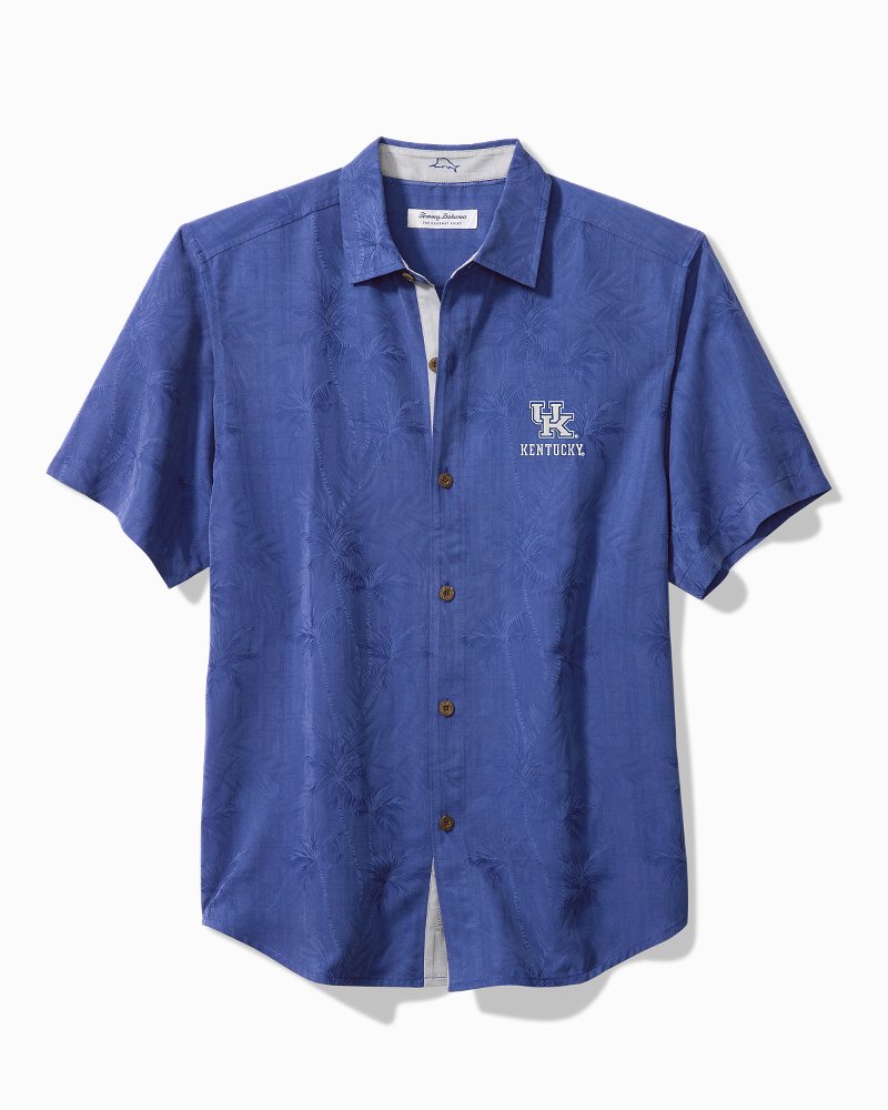 Collegiate Coconut Point Palm Vista IslandZone Camp Shirt - kentucky