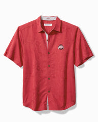 Collegiate Coconut Point Palm Vista IslandZone Camp Shirt - Ohio Statered B