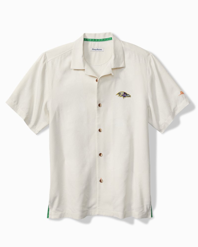 NFL Coconut Matchup Silk Camp Shirt - baltimore_ravens