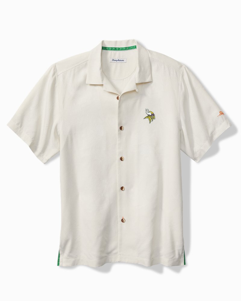NFL Coconut Matchup Silk Camp Shirt - minnesota_vikings