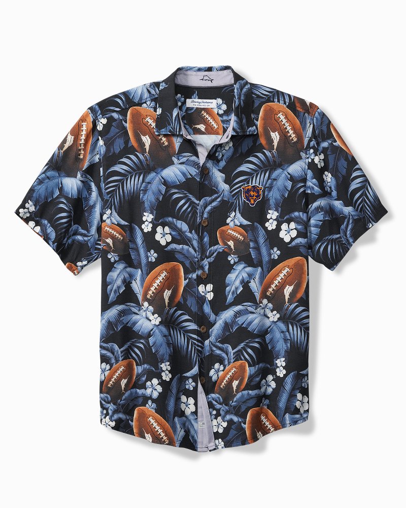 NFL Veracruz Cay First Down Blooms Short-Sleeve Shirt - chicago_bears