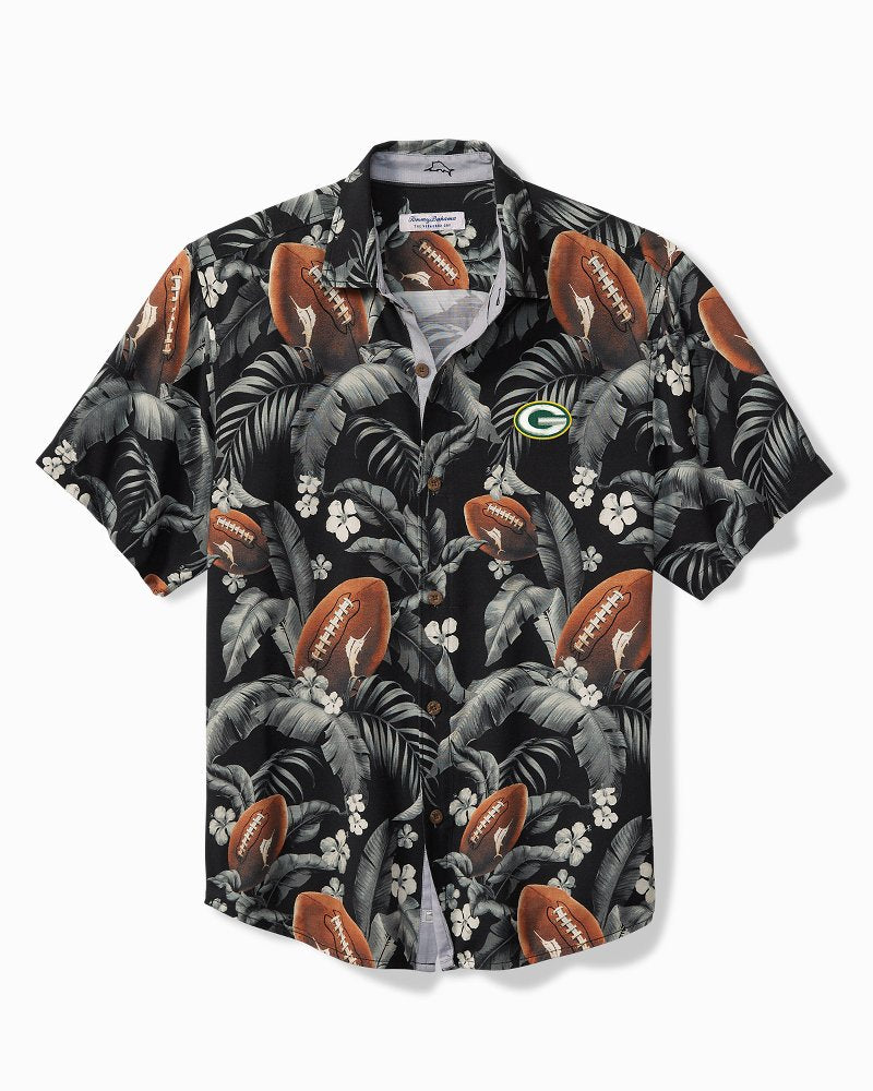 NFL Veracruz Cay First Down Blooms Short-Sleeve Shirt - green_bay_packers