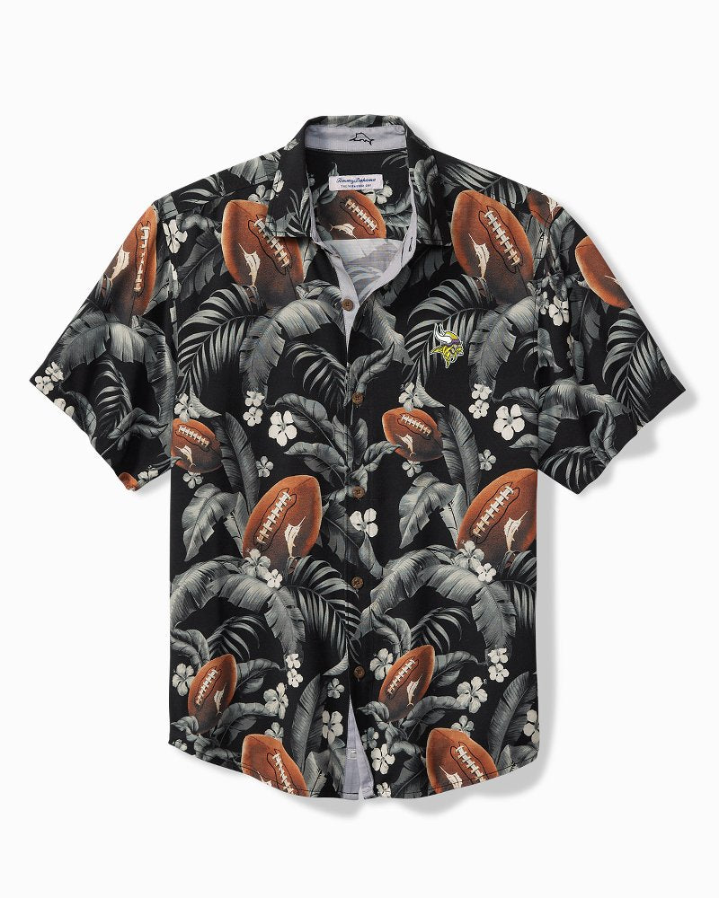 NFL Veracruz Cay First Down Blooms Short-Sleeve Shirt - minnesota_vikings