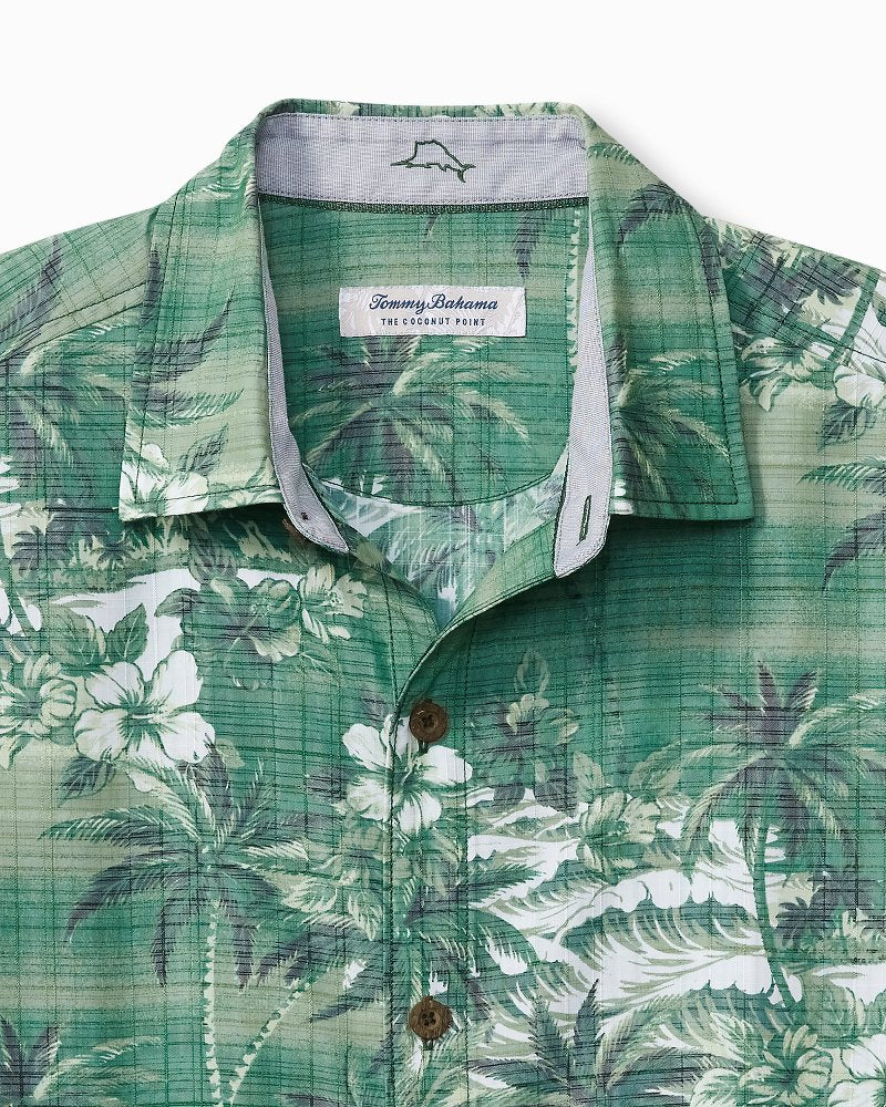 Coconut Point Isla Palmetta IslandZone® Camp Shirt - Team Green