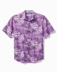 Coconut Point Isla Palmetta IslandZone® Camp Shirt - Deep Grape
