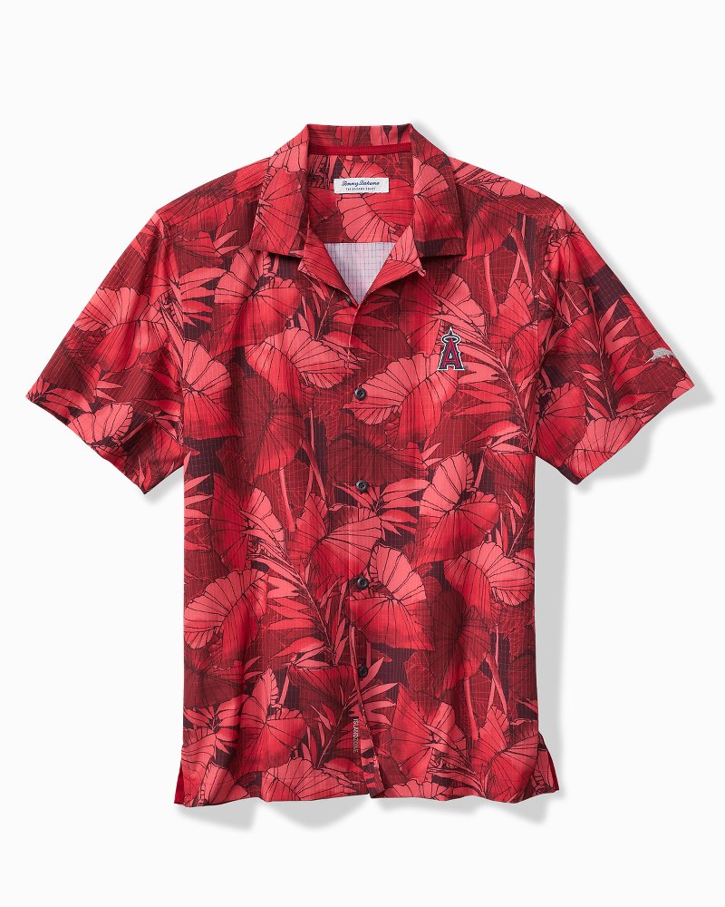 MLB Bahama Coast Nuevo Fronds IslandZone Shirt - los_angeles_angels