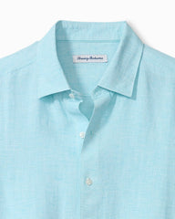 Lennox Linen Long-Sleeve Shirt - Blue Radiance