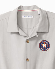 MLB Hit and Run Silk Camp Shirt - houston_astros
