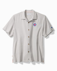 MLB Hit and Run Silk Camp Shirt - chicago_cubs