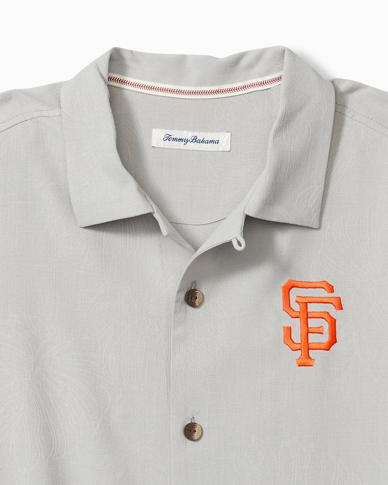 MLB Hit and Run Silk Camp Shirt - san_francisco_giants