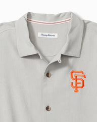 MLB Hit and Run Silk Camp Shirt - san_francisco_giants