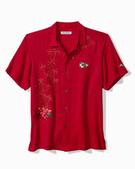 NFL Twist of Palms Silk Camp Shirt - kansas_city_chiefs