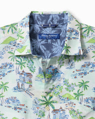 Tortola Paradise Isle Cotton-Blend Shirt - White