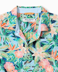 Nova Wave Jungle Party Cotton-Blend Shirt - Victoria Blue