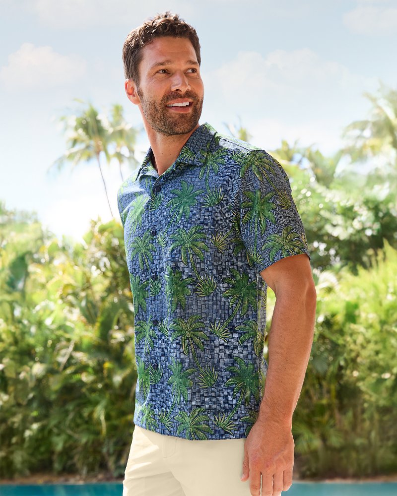Bahama Coast Palma Rattan IslandZone Shirt - Bering Blue