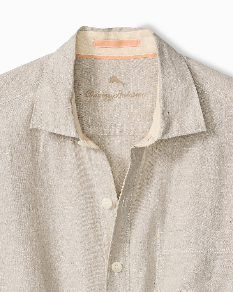 Paradise Breezer Linen Long-Sleeve Shirt - Natural