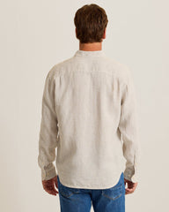 Paradise Breezer Linen Long-Sleeve Shirt - Natural