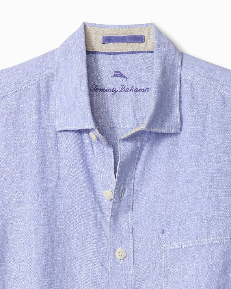 Paradise Breezer Linen Long-Sleeve Shirt - Classic Lavender