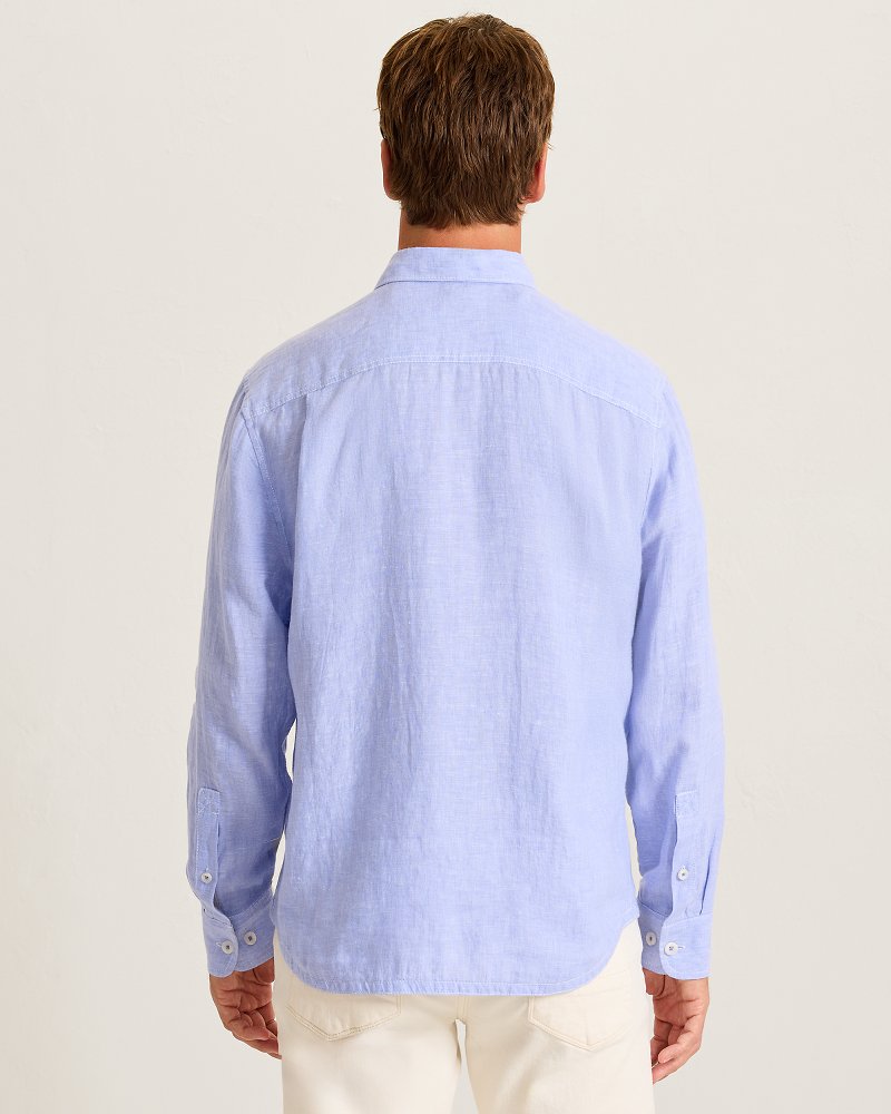 Paradise Breezer Linen Long-Sleeve Shirt - Classic Lavender