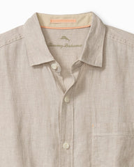 Paradise Breezer Linen Short-Sleeve Shirt - Natural