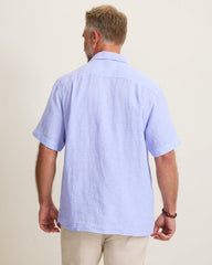 Paradise Breezer Linen Short-Sleeve Shirt - Classic Lavender