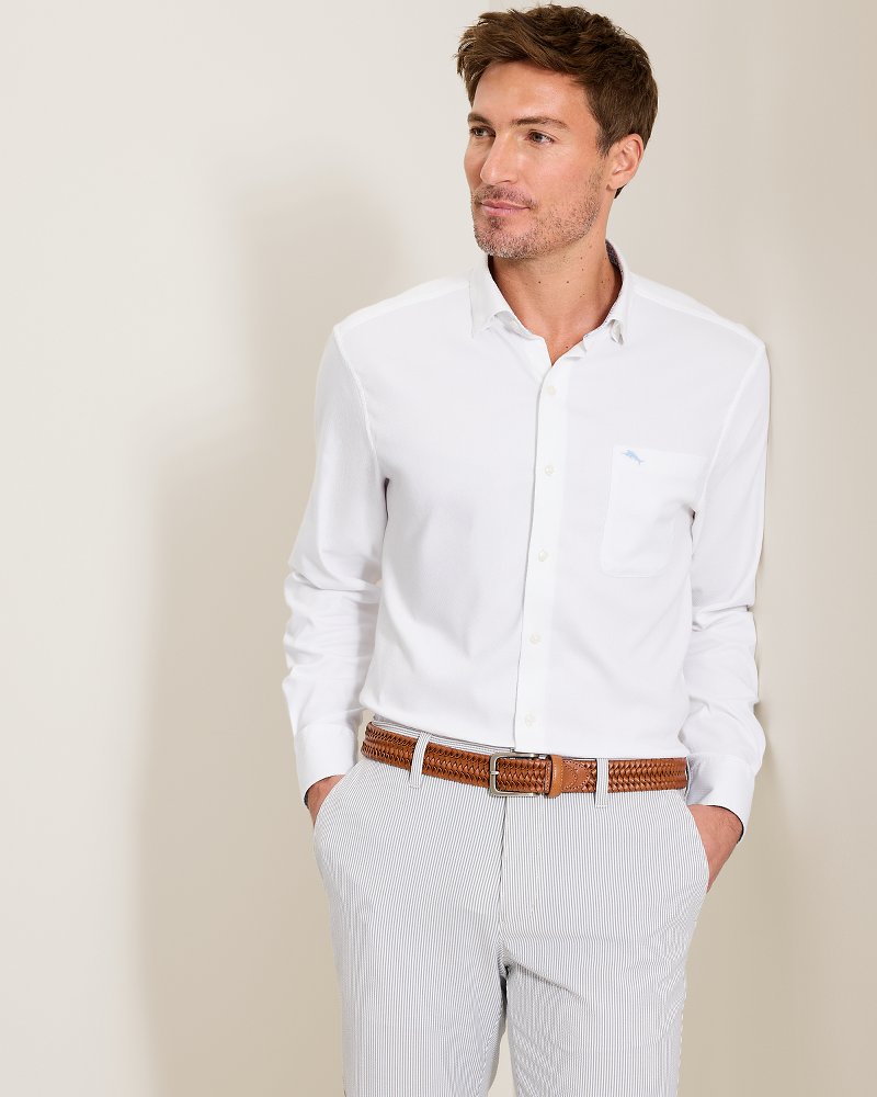 Sarasota Stretch Ventura Coast IslandZone Shirt - White