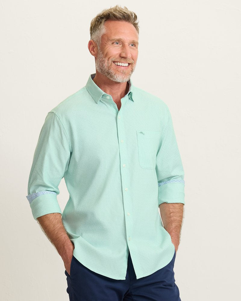 Sarasota Stretch Ventura Coast IslandZone Shirt - Dusty Jade Green