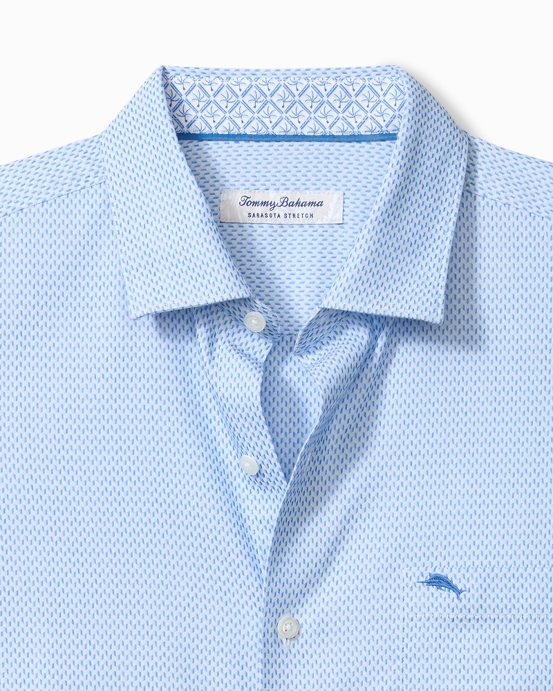 Sarasota Stretch Ventura Coast IslandZone Shirt - Vacation Blue
