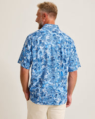 Island Mixer Silk Camp Shirt - Mountain Bluebell