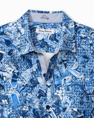 Island Mixer Silk Camp Shirt - Mountain Bluebell