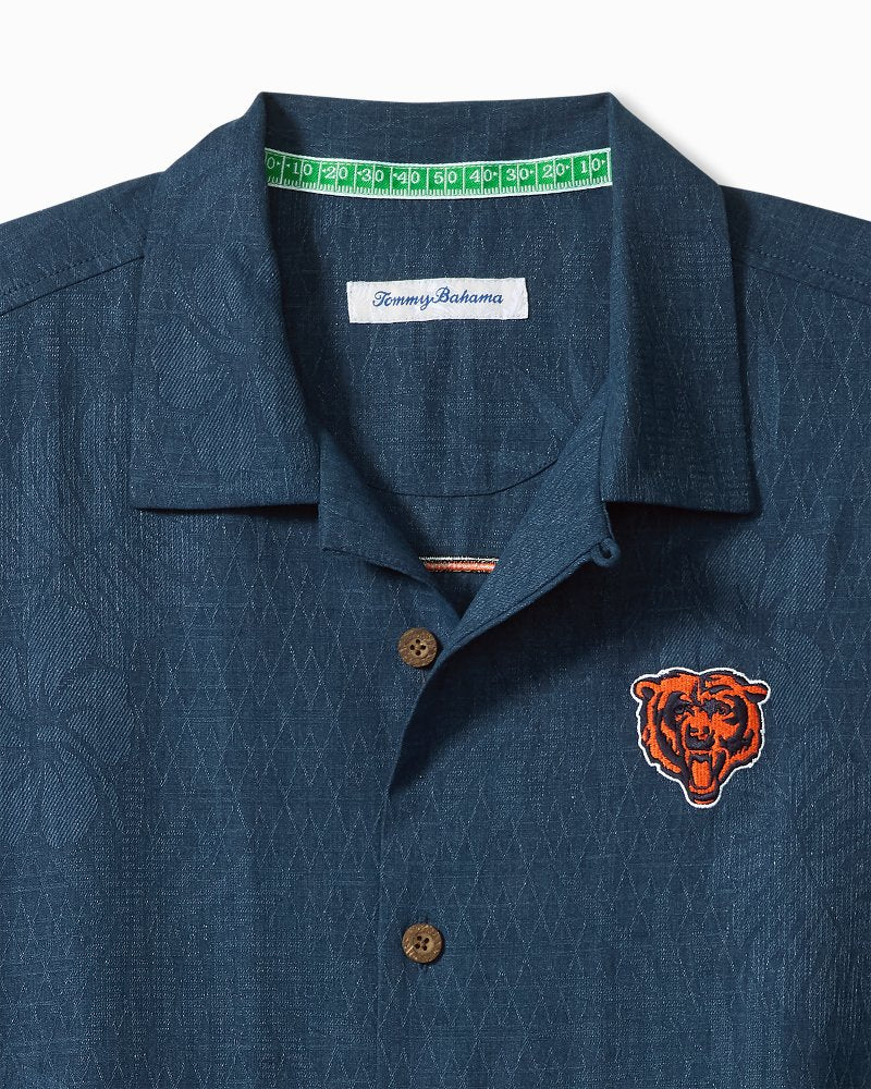 NFL Endzone Paradise Silk-Blend Camp Shirt - chicago_bears