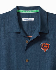 NFL Endzone Paradise Silk-Blend Camp Shirt - chicago_bears