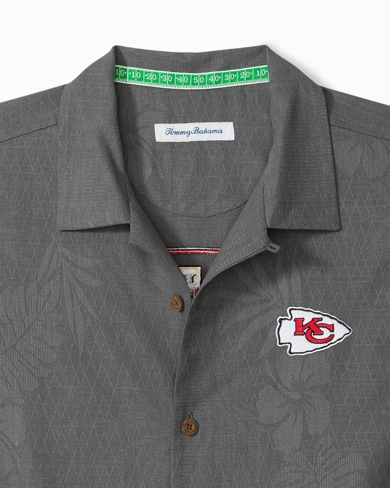 NFL Endzone Paradise Silk-Blend Camp Shirt - kansas_city_chiefs