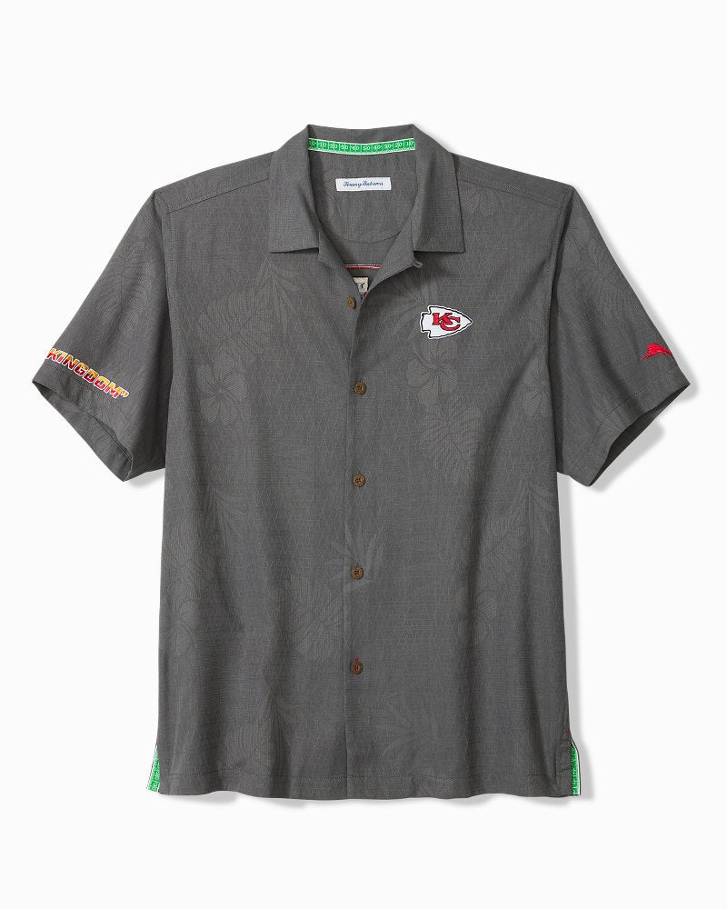 NFL Endzone Paradise Silk-Blend Camp Shirt - kansas_city_chiefs