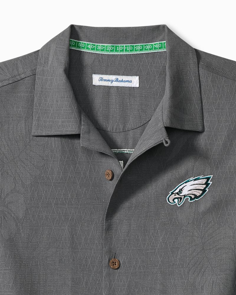 NFL Endzone Paradise Silk-Blend Camp Shirt - philadelphia_eagles