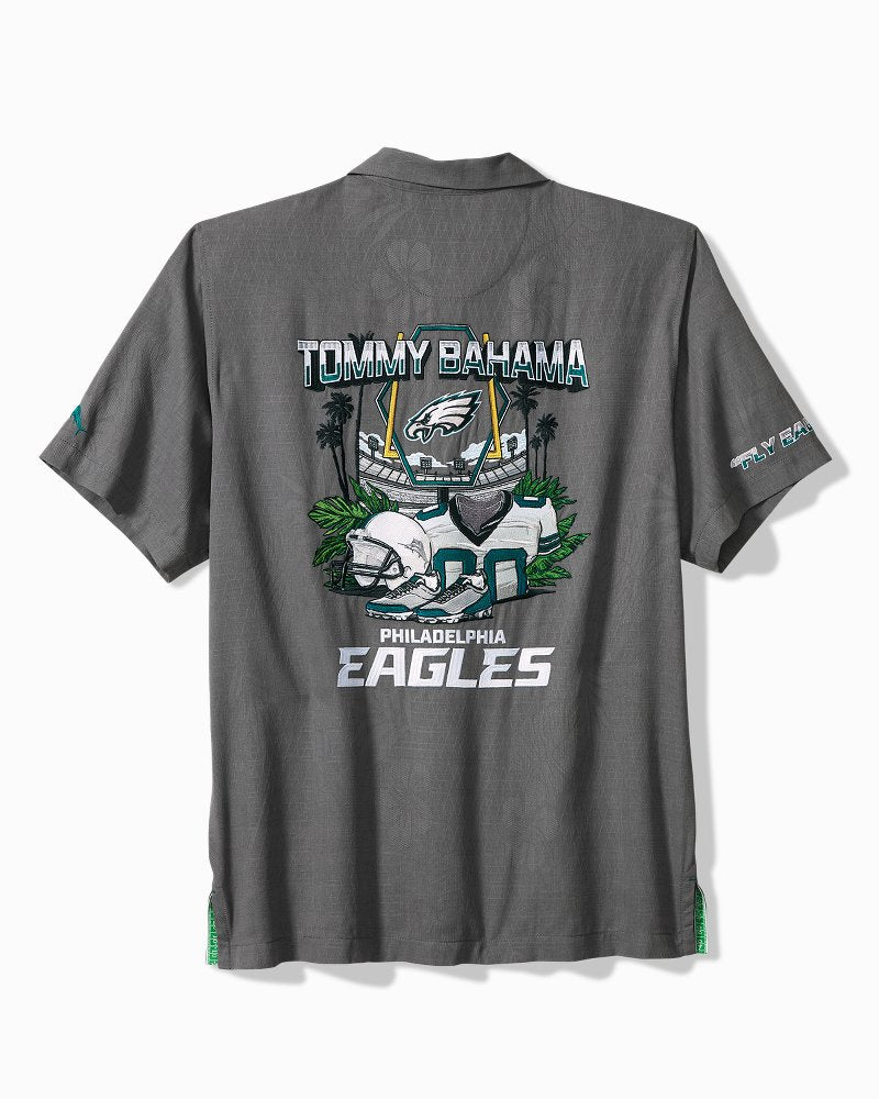 NFL Endzone Paradise Silk-Blend Camp Shirt - philadelphia_eagles