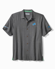NFL Endzone Paradise Silk-Blend Camp Shirt - detroit_lions