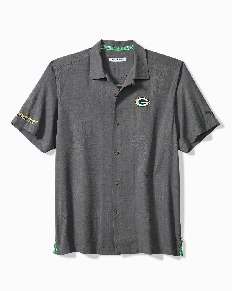 NFL Endzone Paradise Silk-Blend Camp Shirt - green_bay_packers