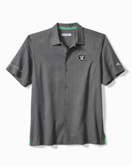 NFL Endzone Paradise Silk-Blend Camp Shirt - las_vegas_raiders