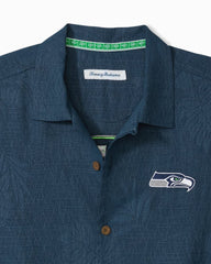 NFL Endzone Paradise Silk-Blend Camp Shirt - seattle_seahawks