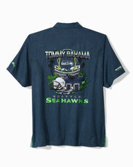 NFL Endzone Paradise Silk-Blend Camp Shirt - seattle_seahawks
