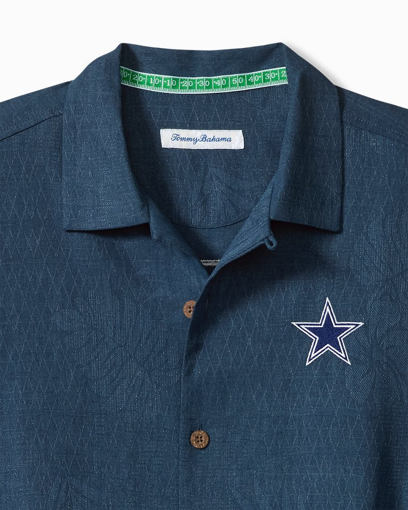 NFL Endzone Paradise Silk-Blend Camp Shirt - dallas_cowboys