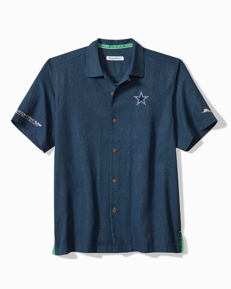 NFL Endzone Paradise Silk-Blend Camp Shirt - dallas_cowboys