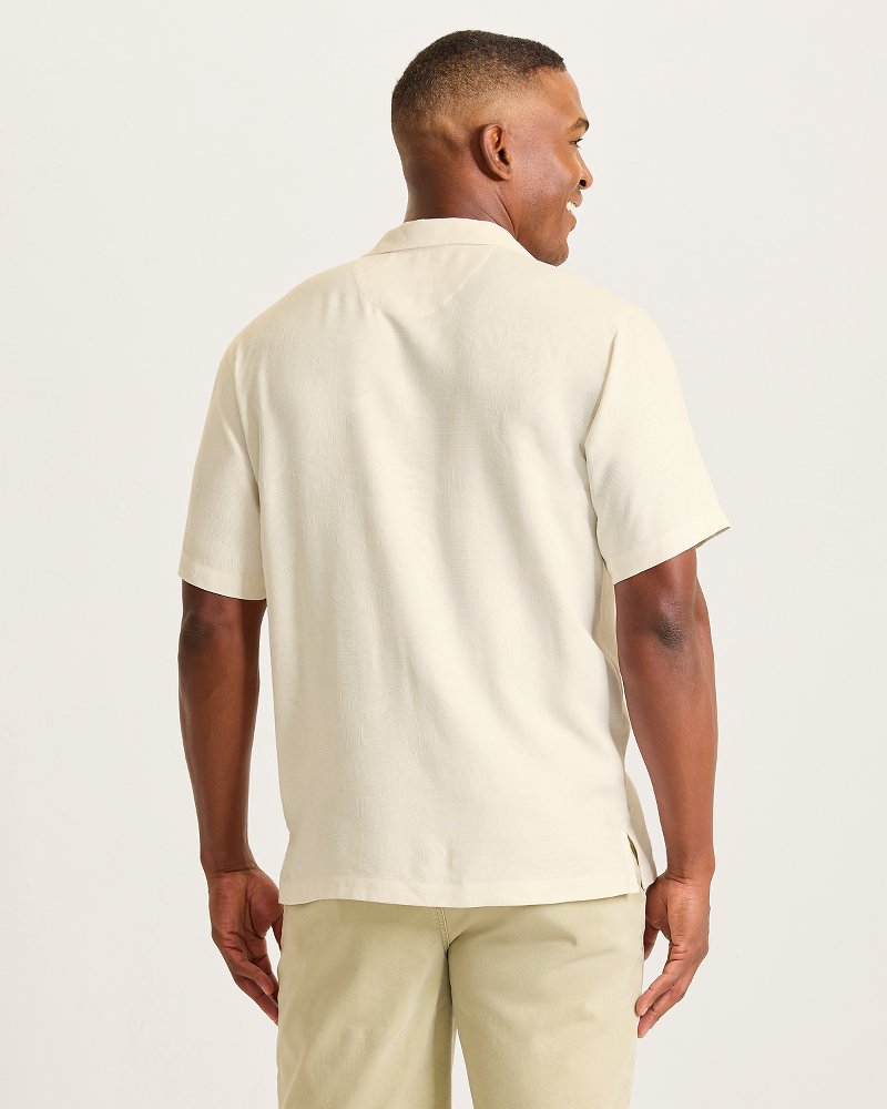 Golden Palms Silk Camp Shirt - Continental