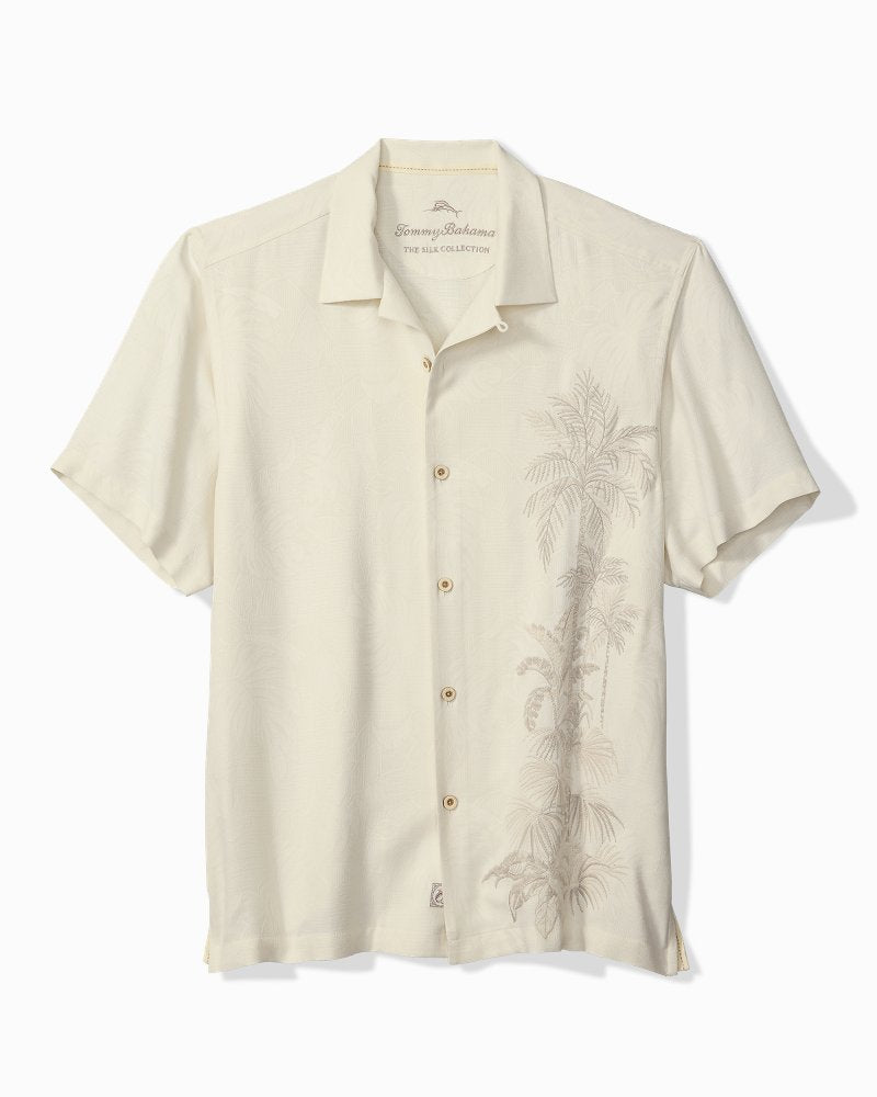 Golden Palms Silk Camp Shirt - Continental