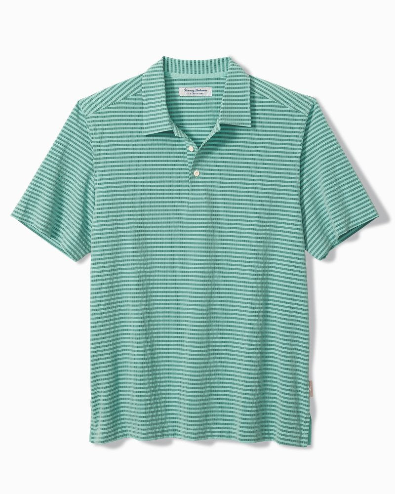 Bahama Coast Fades Away IslandZone Polo - Dark Spa