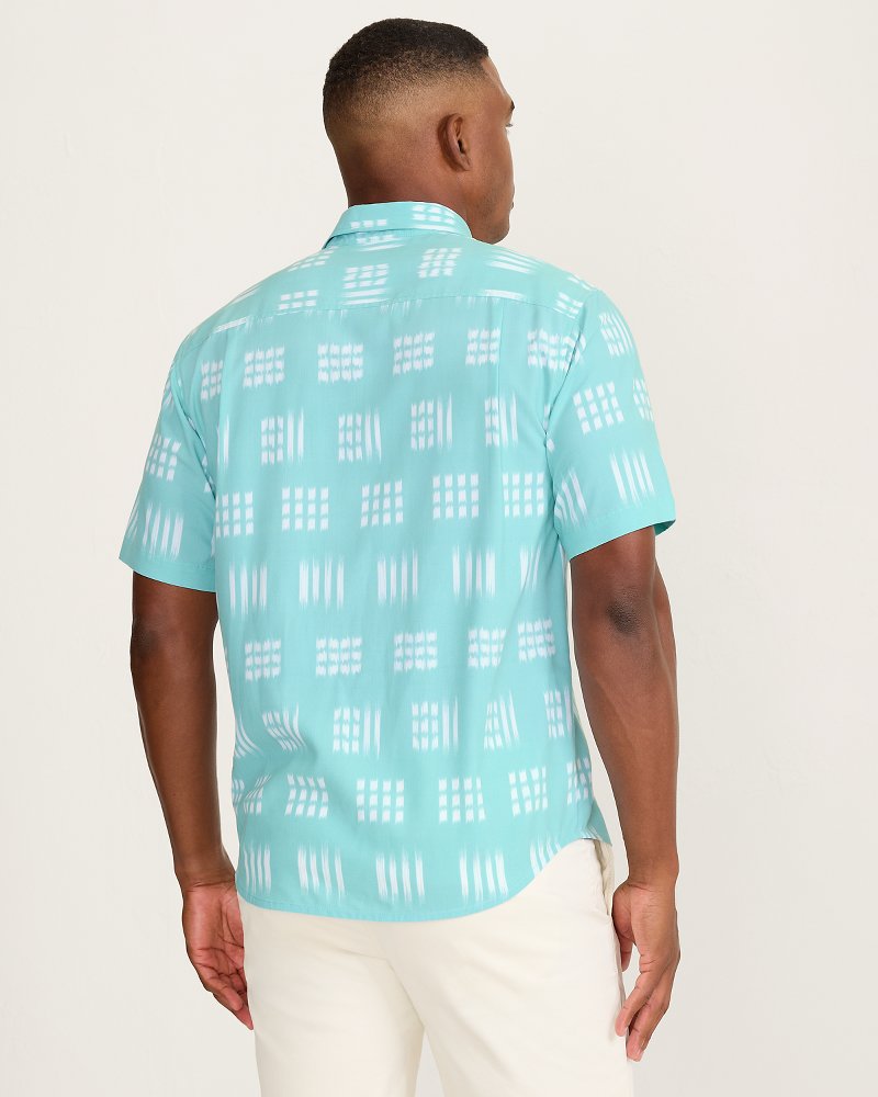 Coastal Ease Aqua Kay IslandZone Camp Shirt - Pale Turquoise