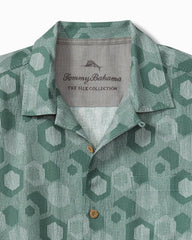 Mod Geo Silk Camp Shirt - Lapland