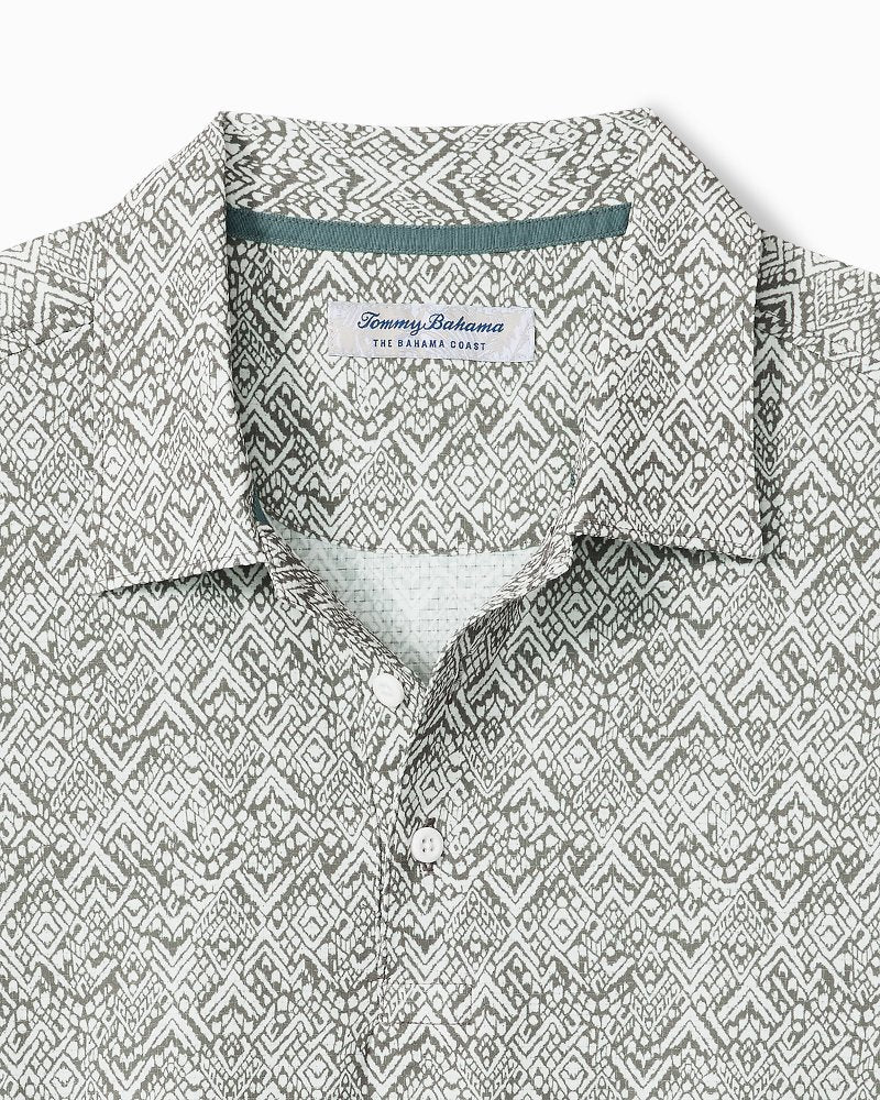 Bahama Coast Green Paradise IslandZone Polo - Trout