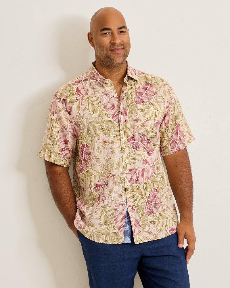Sand Linen Villa Nueva Vines Shirt - Golden Honey